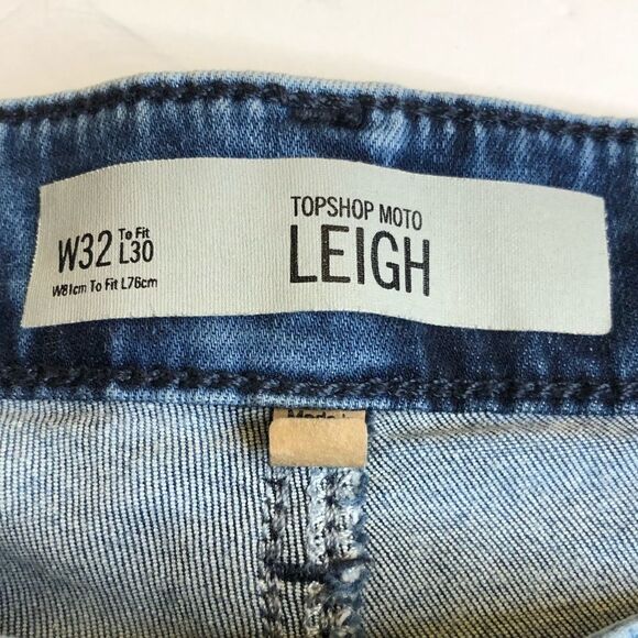 Topshop Moto denim jean leggings jeggings. - Picture 5 of 6
